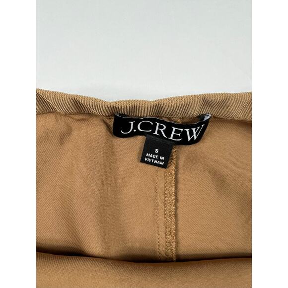 J.Crew New Gwyneth Midi Slip Skirt Viscose Charmeuse Desert Khaki Size Small - Picture 6 of 9